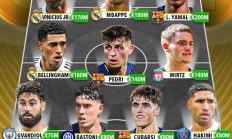 九游APP-现役足坛最贵阵容：姆巴佩，维尼修斯、贝林厄姆&亚马尔位列其中